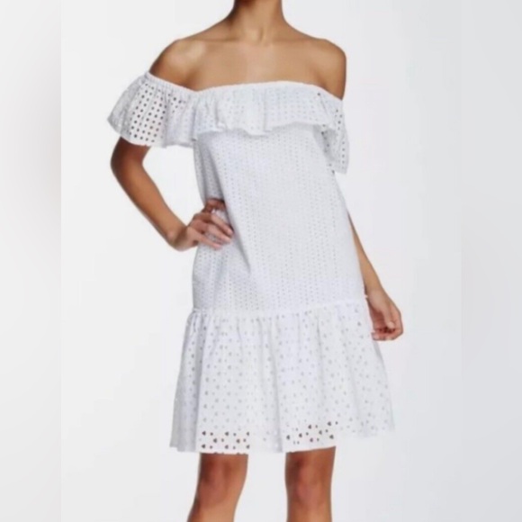 Rebecca Minkoff tiered eyelet lace dress - Picture 3 of 13